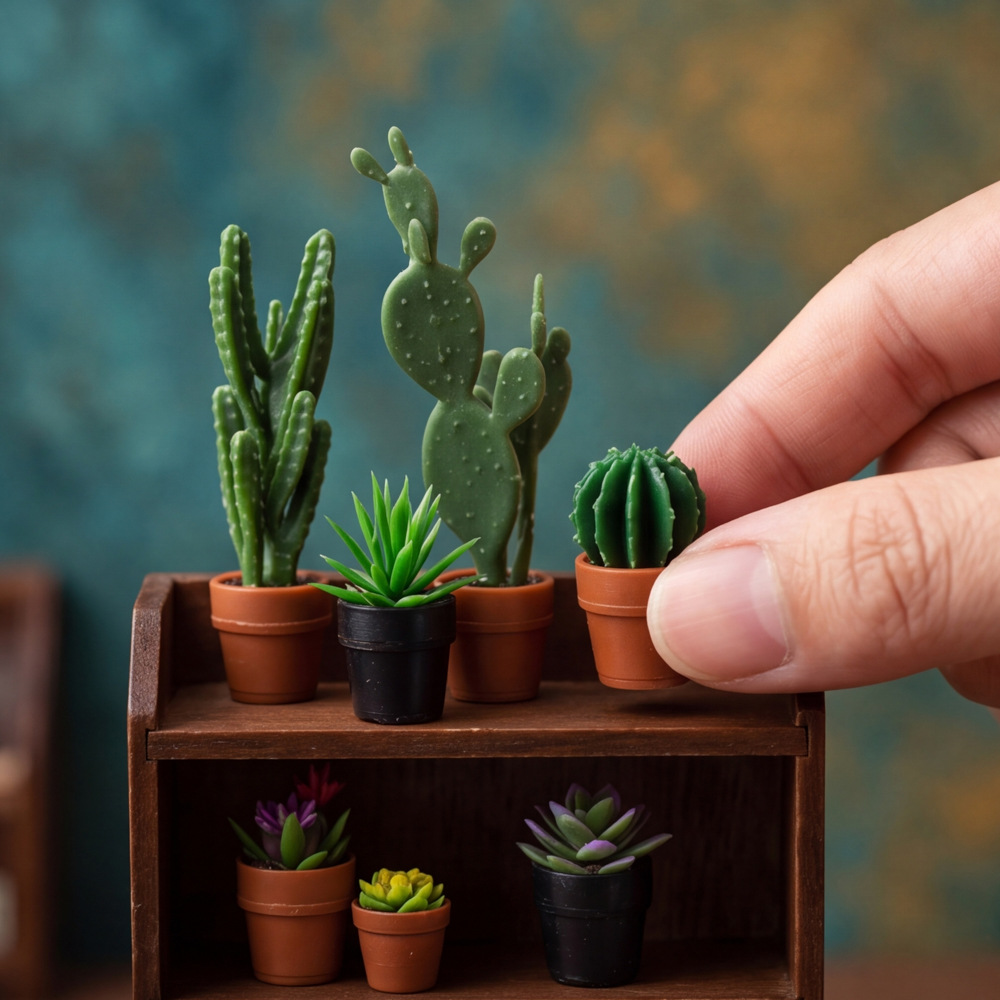 8 stuks miniatuur kunstplanten - Echeveria Succulent recensie en prijs